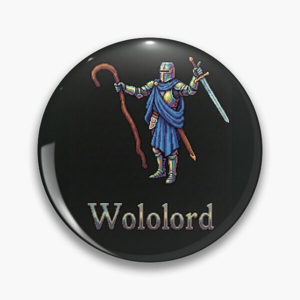 Item preview, Wololord — Pixel Art Knight designed and sold by THELOREAN.