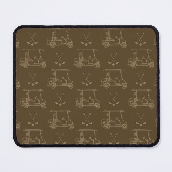 Item preview, Tonal Golf Carts & Clubs on Dark Brown designed and sold by KSimpson838.