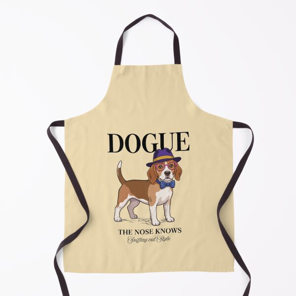 Item preview, Beagle DOGUE Fashion Magazine - The Nose Knows Sniffing Out Style designed and sold by KojourinArt.
