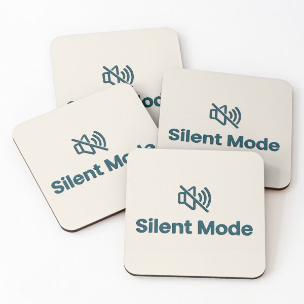 Item preview, Silent Mode – Funny Introvert & Mute Icon designed and sold by ELmestka.