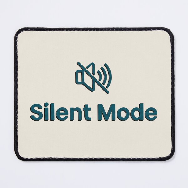 Item preview, Silent Mode – Funny Introvert & Mute Icon designed and sold by ELmestka.