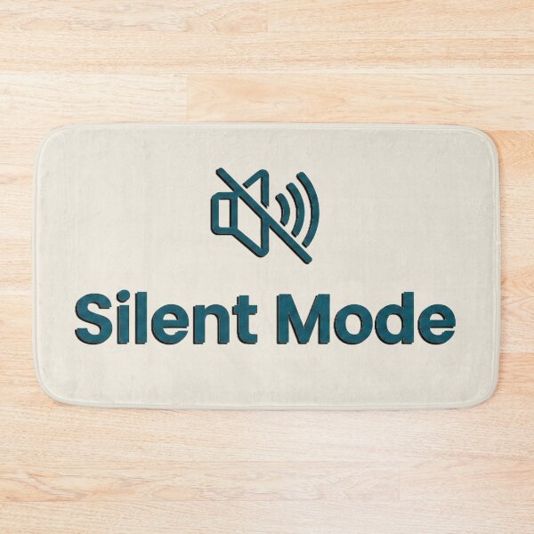 Item preview, Silent Mode – Funny Introvert & Mute Icon designed and sold by ELmestka.