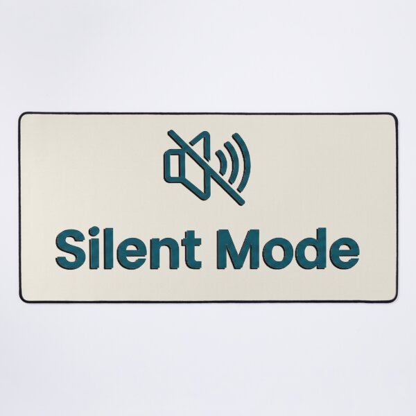 Item preview, Silent Mode – Funny Introvert & Mute Icon designed and sold by ELmestka.
