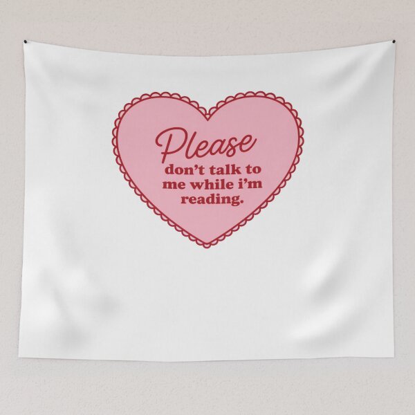 Item preview, Please Don’t Talk To Me While I’m Reading designed and sold by krystalRomanart.