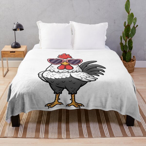 Item preview, Cool Rooster Heart Sunglasses Cartoon Bird designed and sold by k3rstman1.