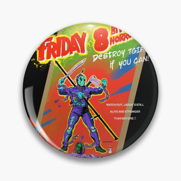 Item preview, Friday 8 bit Horror 6 designed and sold by Doug Saquic.