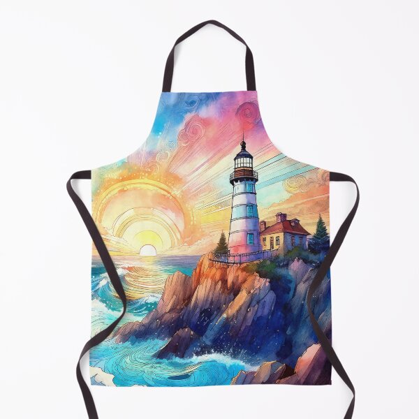 Item preview, Lighthouse at Sunset designed and sold by MystAvalon.