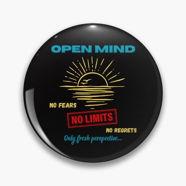 Item preview, 'Open Mind - No Limits' - Aestetic, Minimalistic Design  designed and sold by AtushaSpark.