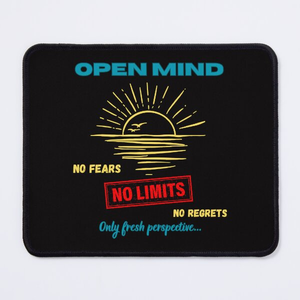 Item preview, 'Open Mind - No Limits' - Aestetic, Minimalistic Design designed and sold by AtushaSpark.