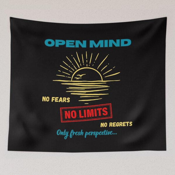 Item preview, 'Open Mind - No Limits' - Aestetic, Minimalistic Design  designed and sold by AtushaSpark.