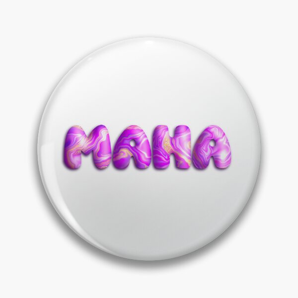 Item preview, Maha personalised name sticker decal customised customisable designed and sold by ButterflyKissCollab.