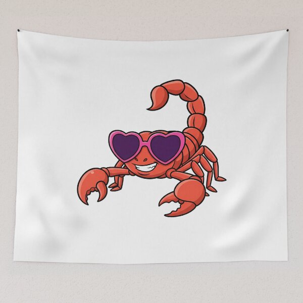 Item preview, Cool Scorpion Heart Sunglasses Cartoon designed and sold by k3rstman1.