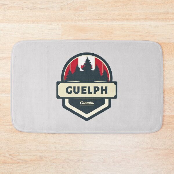 Item preview, Guelph Canada | Retro Vintage Travel Badge designed and sold by World Designs.