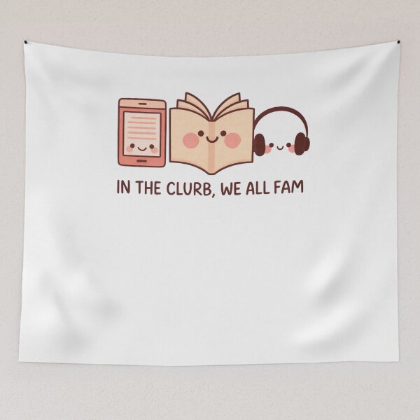 Item preview, In The Clurb We All Fam Reading Formats designed and sold by krystalRomanart.
