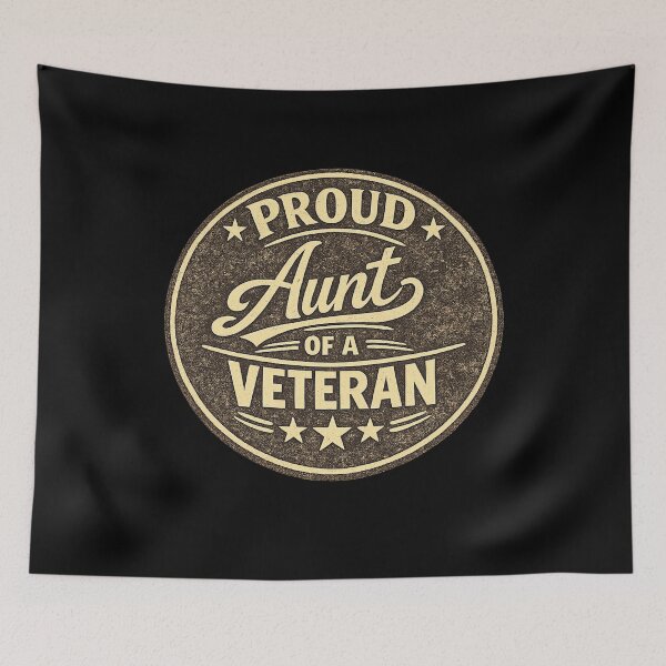 Item preview, Proud Aunt of a Veteran designed and sold by DIRTYDUNNZ.