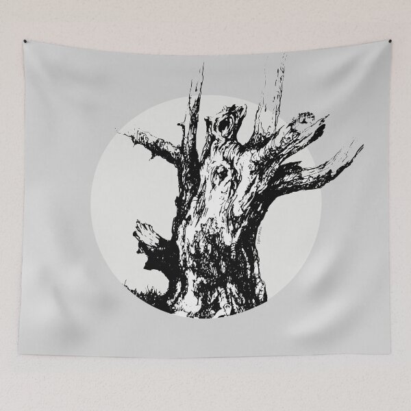 Item preview, Silent Tree - Traditional Fineliner Sketch designed and sold by SKETCHYANDGRAPHIC.