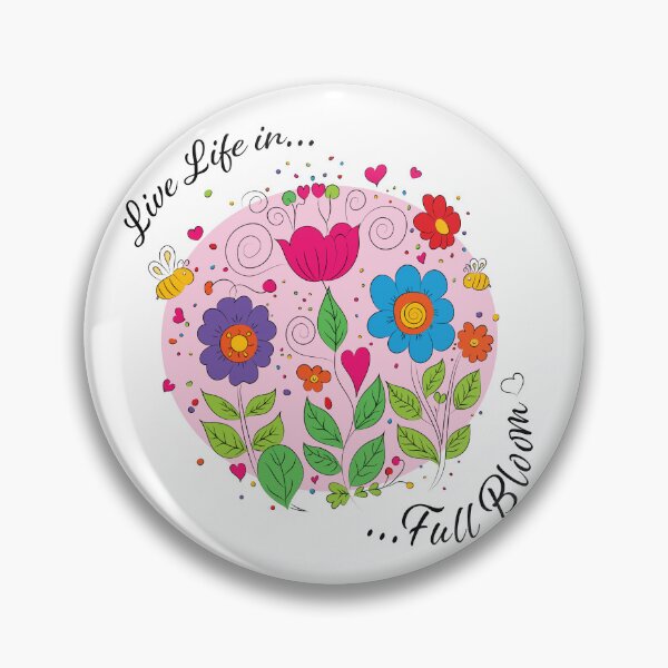 Item preview, Live Life in Full Bloom designed and sold by BDMTees.