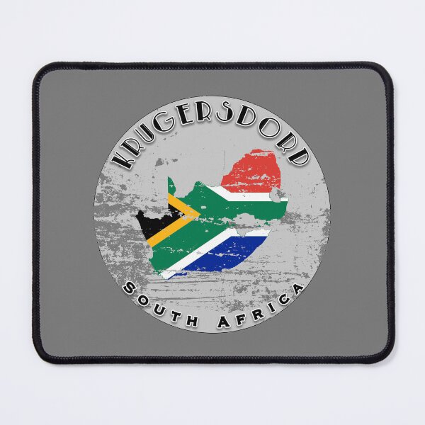 Item preview, Krugersdorp South Africa | Worn Flag Travel Badge designed and sold by World Designs.