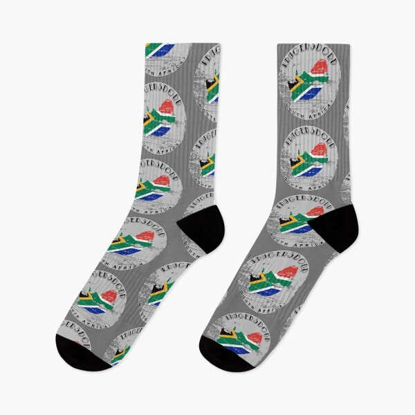 Item preview, Krugersdorp South Africa | Worn Flag Travel Badge designed and sold by World Designs.
