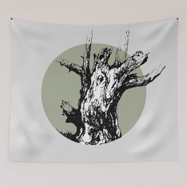 Item preview, Silent Tree - Traditional Fineliner Sketch designed and sold by SKETCHYANDGRAPHIC.