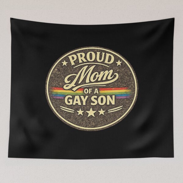 Item preview, Proud Mom of a Gay Son designed and sold by DIRTYDUNNZ.