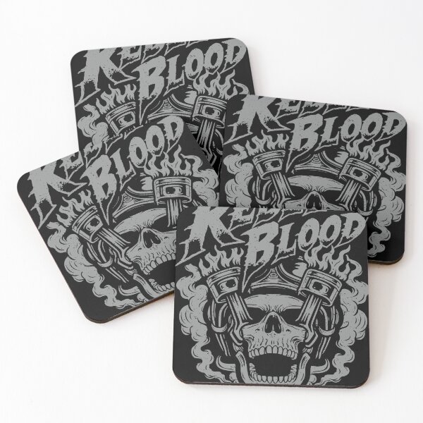 Item preview, Rebel Blood Skull Piston Flames Motorcycle Rebel Art designed and sold by kosongxlima.