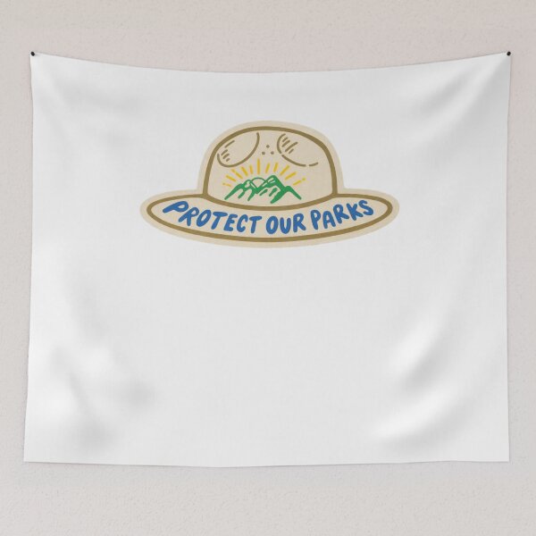 Item preview, Protect Our Parks Sticker designed and sold by krystalRomanart.