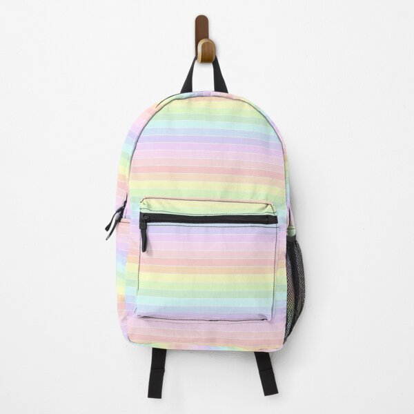 Item preview, Pastel Rainbow Stripes designed and sold by LittleLinenKitten.