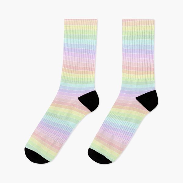 Item preview, Pastel Rainbow Stripes designed and sold by LittleLinenKitten.