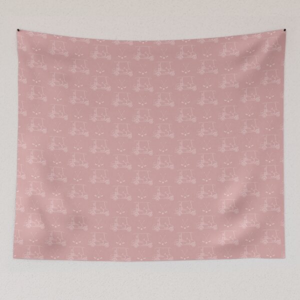Item preview, Tonal Golf Carts & Clubs on Dark Tea Rose Pink designed and sold by KSimpson838.