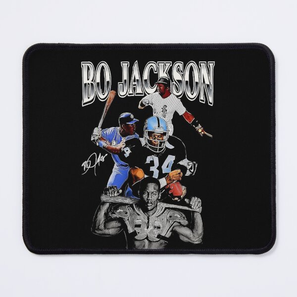 Item preview, Bo Jackson Dual Sport Legend Tribute Art – Raiders & Royals Iconic Collage designed and sold by TheArtOfCar.