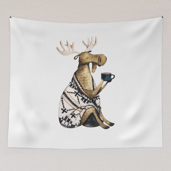 Item preview, Cozy Moose designed and sold by krystalRomanart.