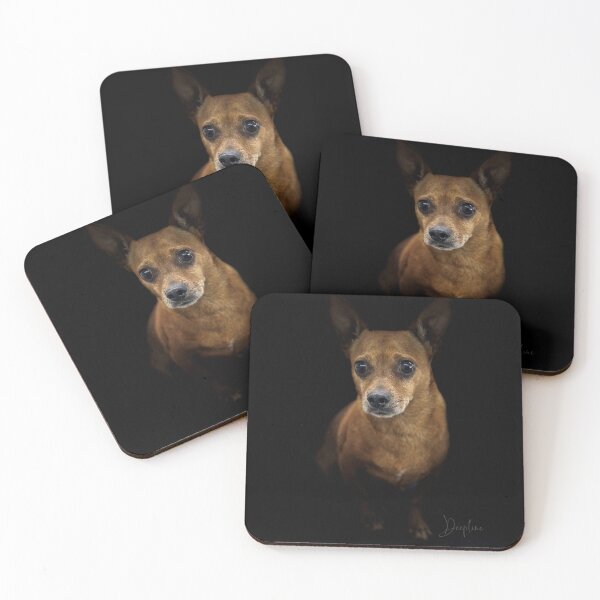 Item preview, Miniature Pinscher Portrait  designed and sold by DeeplineArt.