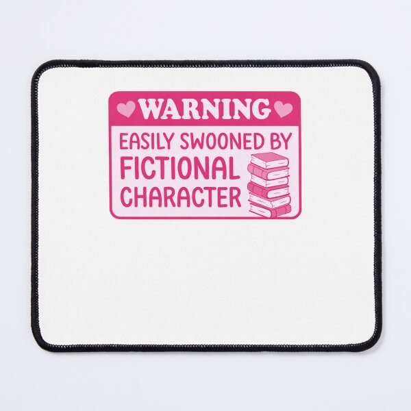 Item preview, Warning Easily Swooned By Fictional Characters designed and sold by krystalRomanart.