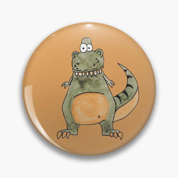 Item preview, The Prehistoric Pal: Hand-Drawn Whimsical Dinosaur Sketch designed and sold by Englandbear.