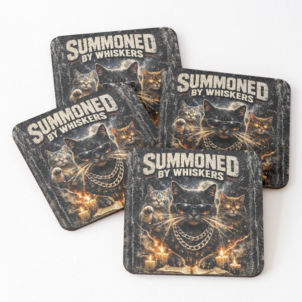 Item preview, Summoned by Whiskers Vintage Cat Art designed and sold by WhiskerlyGfx.