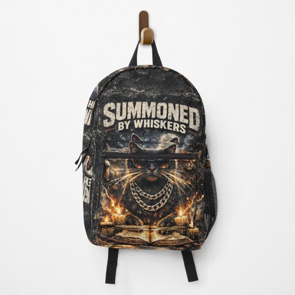 Item preview, Summoned by Whiskers Vintage Cat Art designed and sold by WhiskerlyGfx.