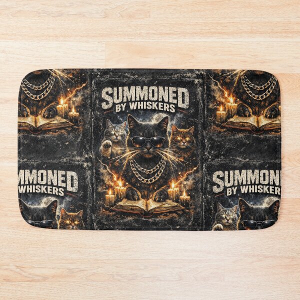 Item preview, Summoned by Whiskers Vintage Cat Art designed and sold by WhiskerlyGfx.