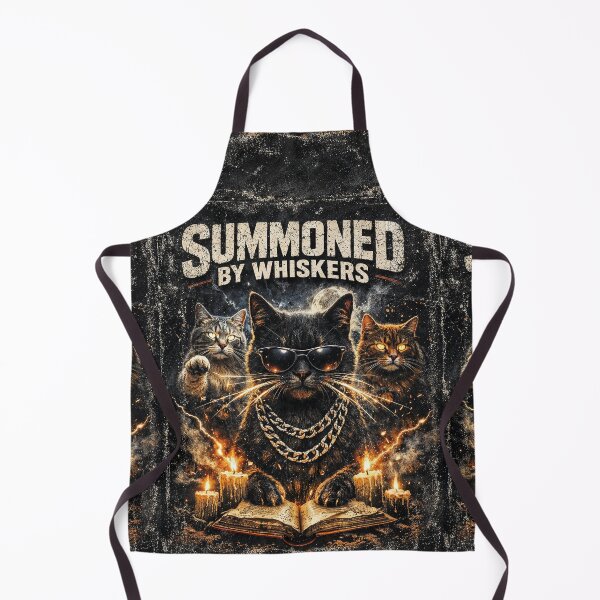Item preview, Summoned by Whiskers Vintage Cat Art designed and sold by WhiskerlyGfx.