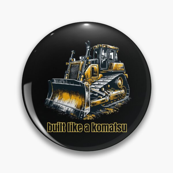 Item preview, Built Like a Komatsu Shirt | Heavy Equipment Operator Gift designed and sold by LazyButGenius.