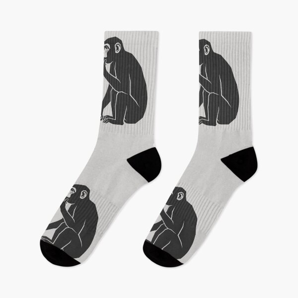Item preview, Lispe Funny Philosophy Monkey Under Thinking Sarcastic designed and sold by Lispe-Designs.