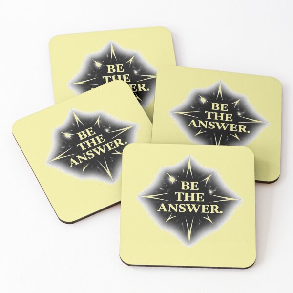 Item preview, Be The Answer - Inspirational Sticker designed and sold by JohnWhiteCloud.
