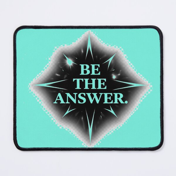 Item preview, Be The Answer - Inspirational Sticker designed and sold by JohnWhiteCloud.