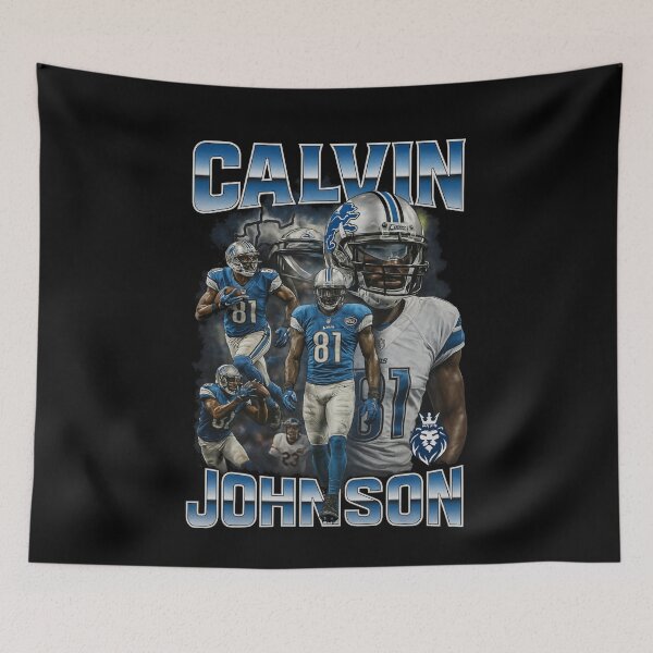 Item preview, Calvin Johnson #81 designed and sold by TheArtOfCar.