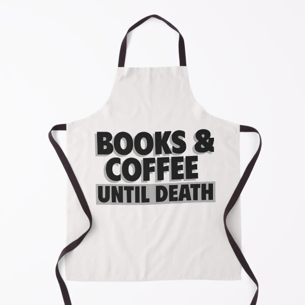 Item preview, Books & Coffee Until Death reading addict designed and sold by The Sporty Nerd.