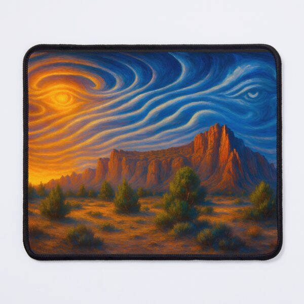 Item preview, Eye of Horus & Eye of Ra Sun and Moon – Egyptian Mythology Spiritual Desert Art designed and sold by WilderRoads.