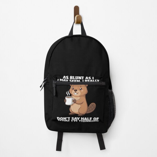 Item preview, As Blunt As I Seem Funny Sarcastic Beaver designed and sold by Evaevonechi.