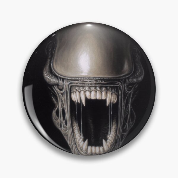 Item preview, Photorealistic Xenomorph Portrait with Open Jaw designed and sold by Shannon Hilson.