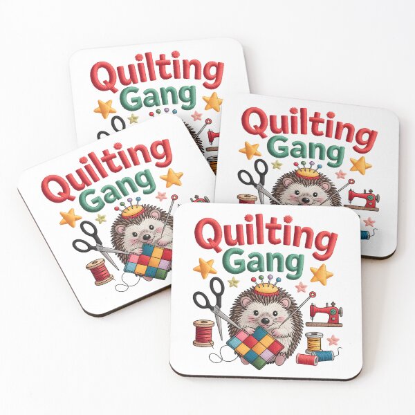 Item preview, Quilting Gang – Cute Sewing Crew designed and sold by JessArty ⭐⭐⭐⭐⭐.