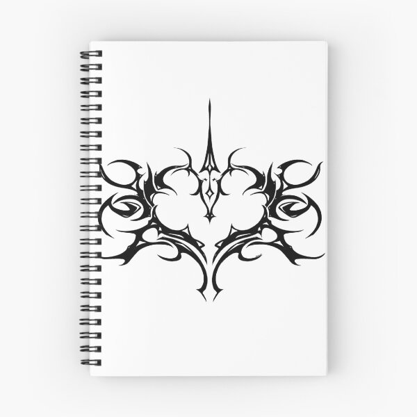 Item preview, Heart Sigil gothic y2k tattoo style tramp stamp emo black designed and sold by Geoastrocat.